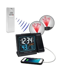 La Crosse Technology 616-146 Color Projection Alarm Clock