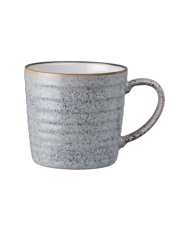 Denby Studio Grey 2 Piece Ridged Mug Set