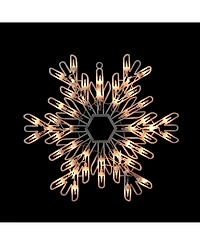 Northlight 15.25" Lighted Snowflake Christmas Window Silhouette Decoration