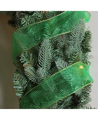 Northlight Shimmering Solid Wired Christmas Craft Ribbon 2.5" x 10 Yards