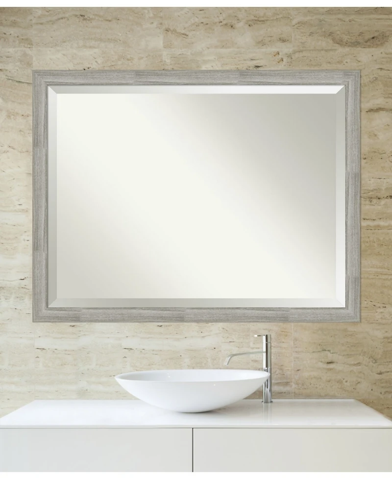 Amanti Art Dove Framed Bathroom Vanity Wall Mirror