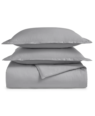 Charter Club 550 Thread Count 100% Cotton 3-Pc. Duvet Cover Set, Full/Queen, Exclusively at Macy's