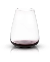JoyJolt Black Swan Stemless Wine Glasses