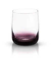 JoyJolt Black Swan Double Old Fashion Whiskey Glasses, Set of 4