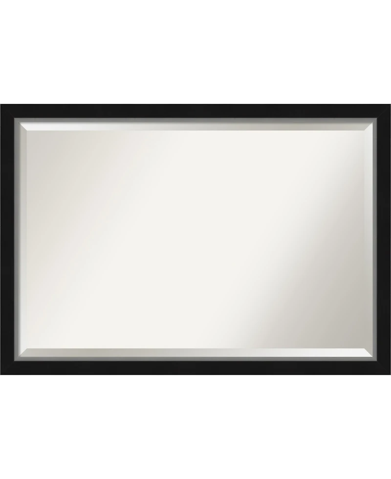 Amanti Art Eva Silver-tone Framed Bathroom Vanity Wall Mirror