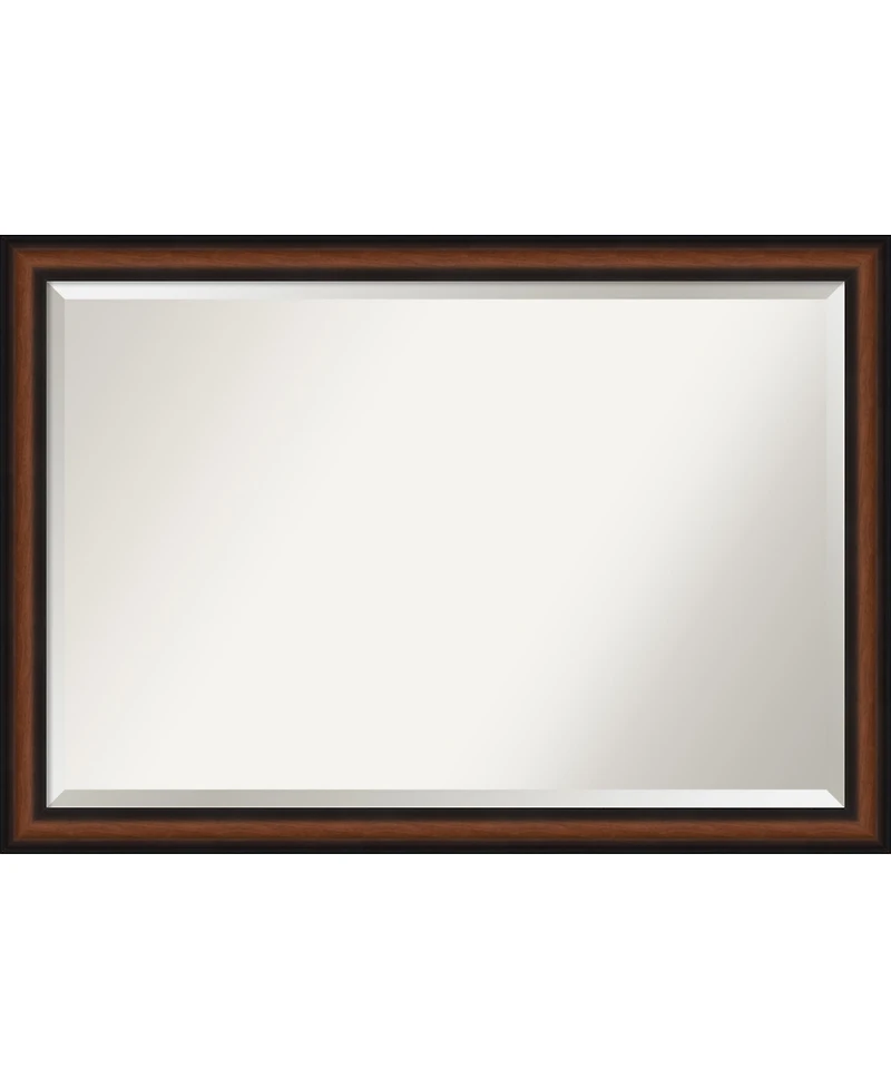 Amanti Art Yale Framed Bathroom Vanity Wall Mirror, 39.38" x 27.38"