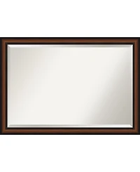 Amanti Art Yale Framed Bathroom Vanity Wall Mirror, 39.38" x 27.38"