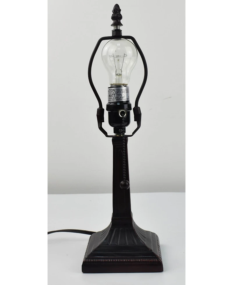 Amora Lighting Tiffany Style Geometric Mini Table Lamp