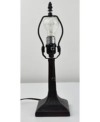 Amora Lighting Tiffany Style Geometric Mini Table Lamp