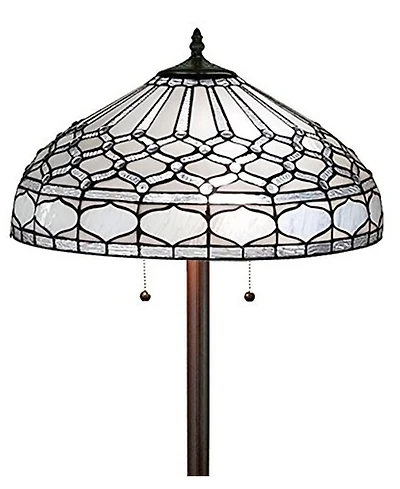 Amora Lighting Tiffany Style Royal Floor Lamp
