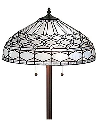 Amora Lighting Tiffany Style Royal Floor Lamp