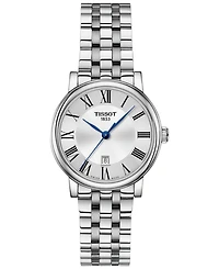 Tissot Women's Swiss Carson Premium Stainless Steel Bracelet Watch 30mm
