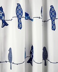 Lush Decor Rowley Birds Light Filtering Window Curtain Panels