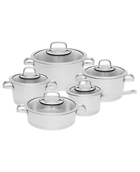 BergHOFF Manhattan 10Pc 18/10 Stainless Steel Cookware Set