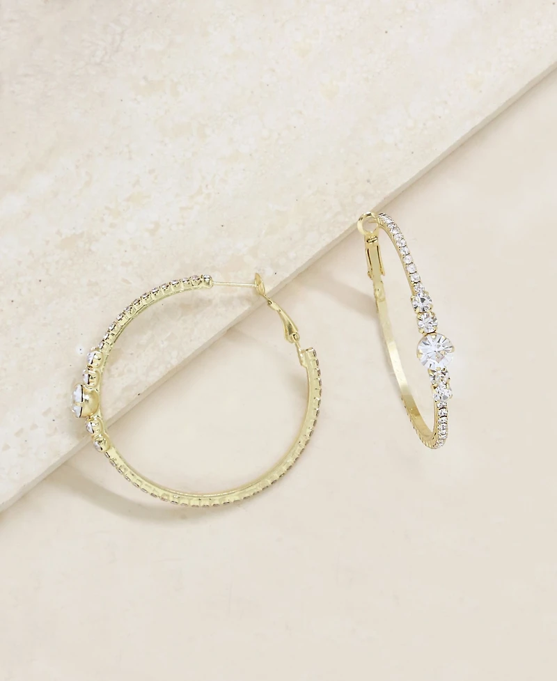 Ettika Hollywood Hoop Earrings