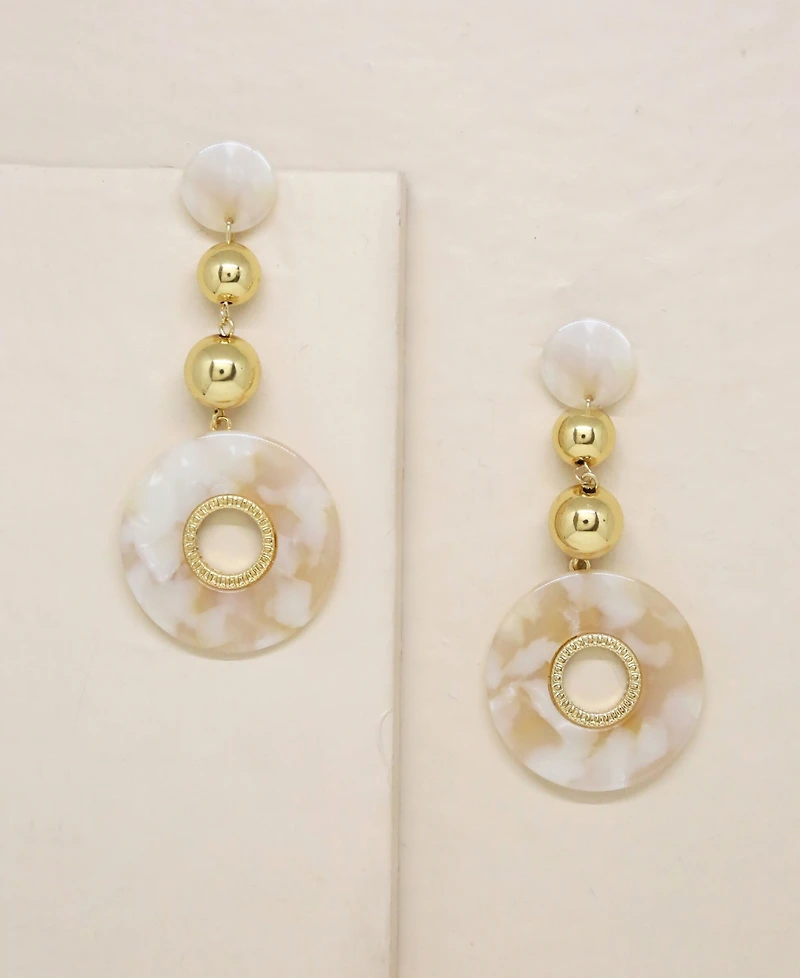 Ettika Looped In Resin Earrings