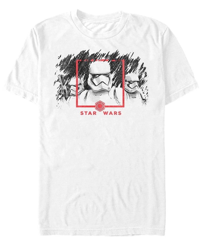 Star Wars Men's Episode Ix Storm Trooper Charcoal Sketch T-shirt