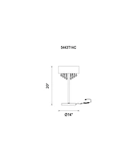 Cwi Lighting Dash 3 Light Table Lamp