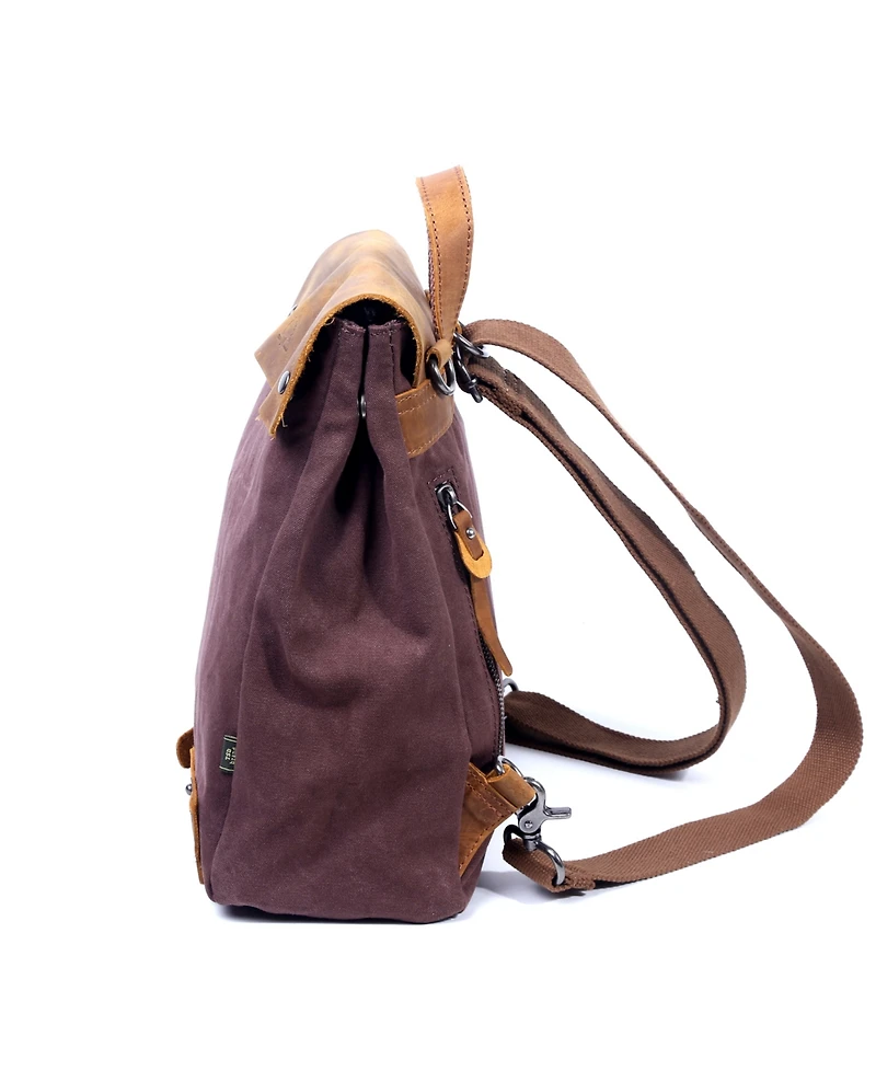 Tsd Brand Cooper Convertible Canvas Backpack