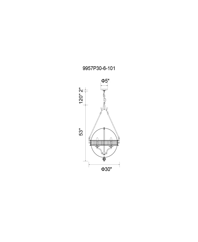 Cwi Lighting Arkansas Light Chandelier