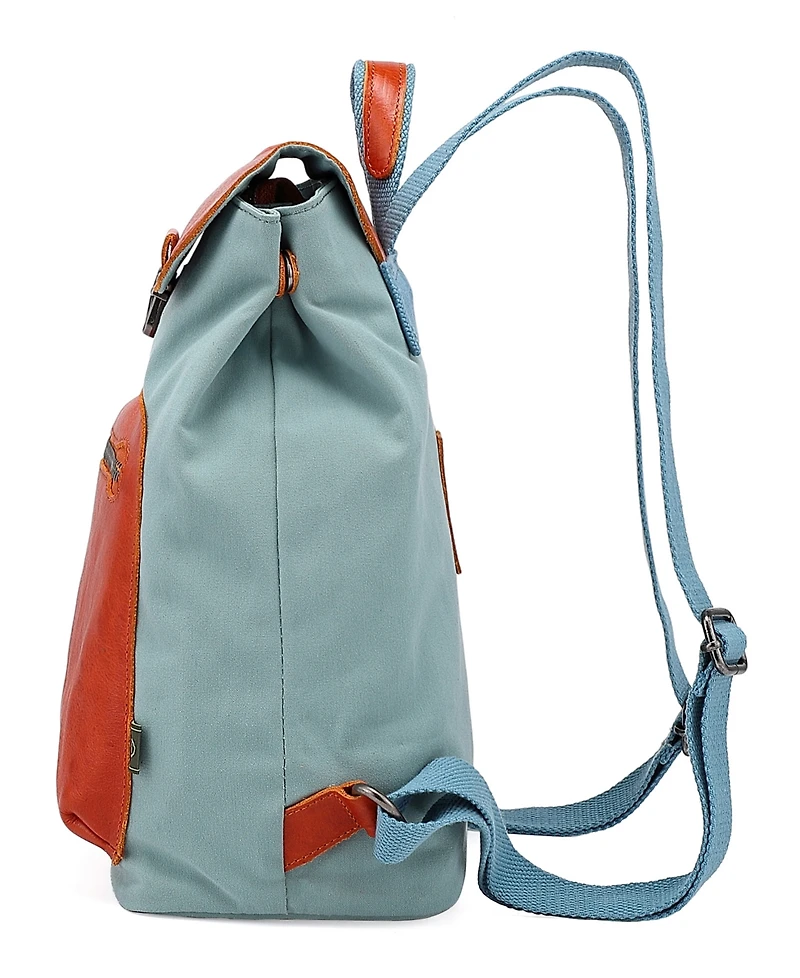 Tsd Brand Valley Trail Coated Canvas Backpack