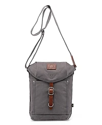 Tsd Brand Forest Canvas Flap Crossbody Bag