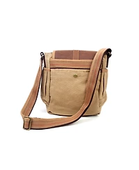 Tsd Brand Turtle Ridge Canvas Crossbody Bag