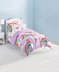 Dream Factory Unicorn Rainbow -Pc. Comforter Set