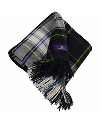 Prince of Scots Highland Tartan Tweed Merino Wool Throw, 55" x 72"