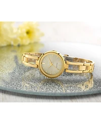 Citizen Women's Eco-Drive Axiom Gold-Tone Stainless Steel Bracelet Watch 28mm