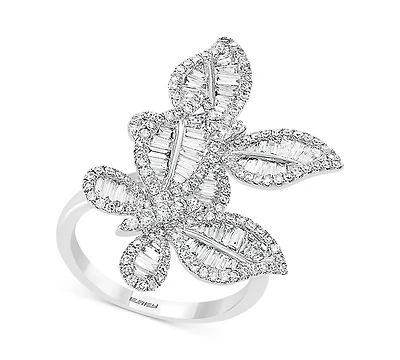 Effy Diamond Butterfly Statement Ring (1-3/8 ct. t.w.) 14k White Gold