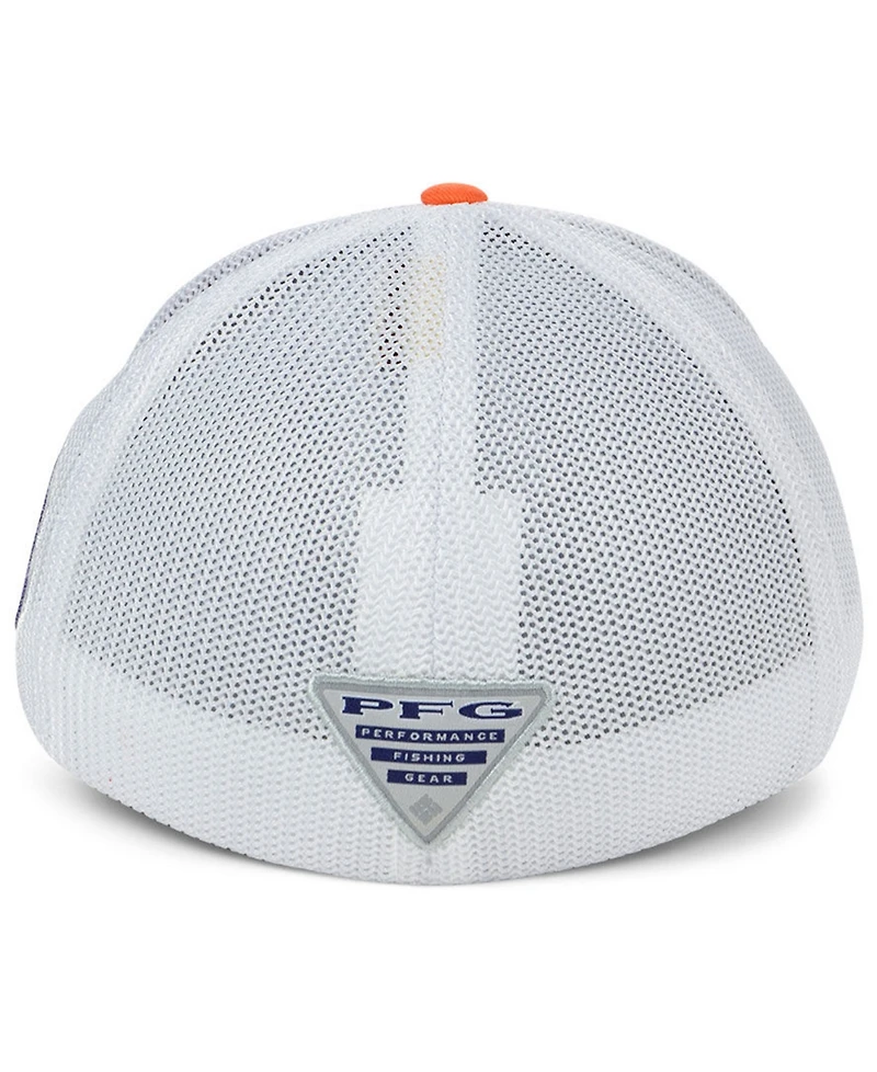Columbia Clemson Tigers Pfg Stretch Fitted Cap