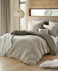 Cathay Home Inc. Ultra Soft Reversible Crinkle Duvet Cover Sets