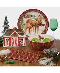 Certified International Christmas On The Farm Dinnerware Collection