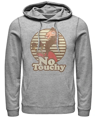 Disney Men's Emperor's New Groove Kuzco Llama No Touchy, Pullover Hoodie