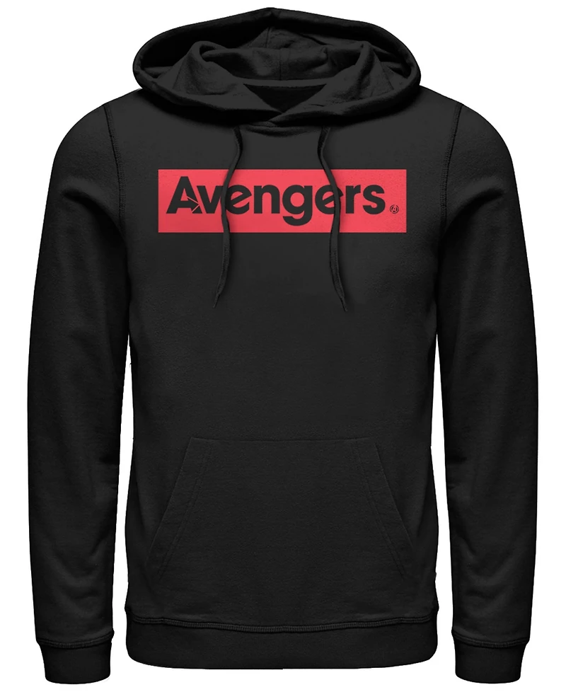 Marvel Men's Avengers Classic Logo, Pullover Hoodie