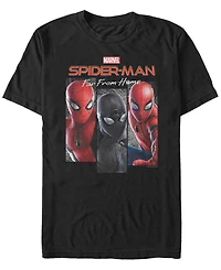 Marvel Men's Spider-Man Far From Home Web Panel, Short Sleeve T-shirt