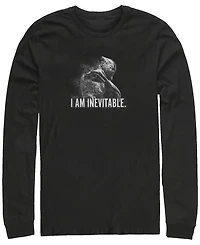 Marvel Men's Avengers Endgame Inevitable Thanos, Long Sleeve T-shirt