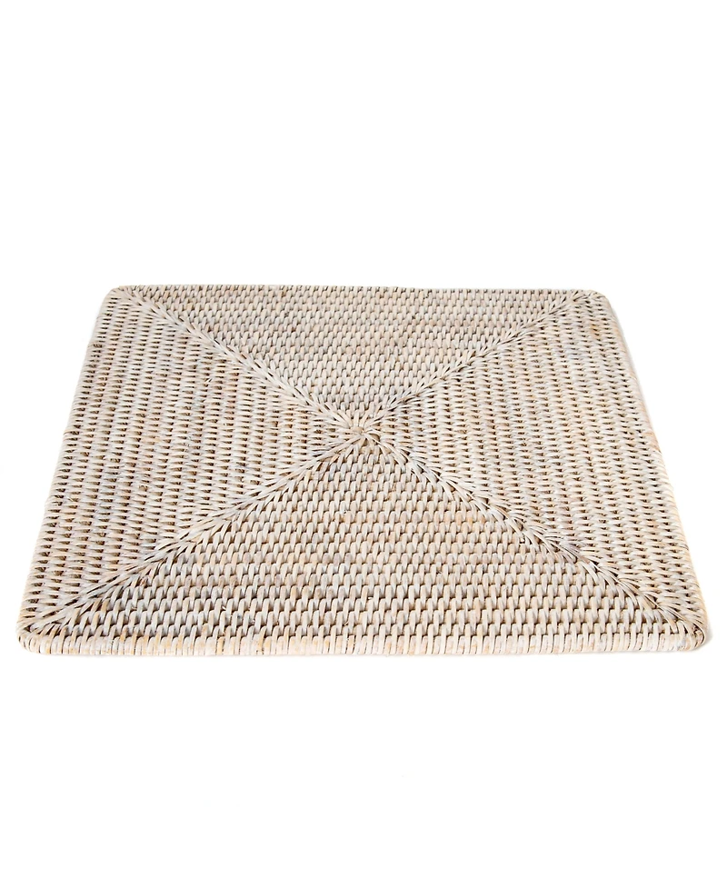 Artifacts Trading Company Rattan Square Placemat