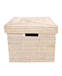 Artifacts Trading Company Artifacts Rattan Storage Box with Lid - Letter File