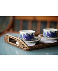 Artifacts Rattan 17" Rectangular Tray