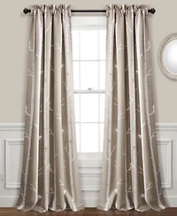 Bird On The Tree Printed Curtain Collection