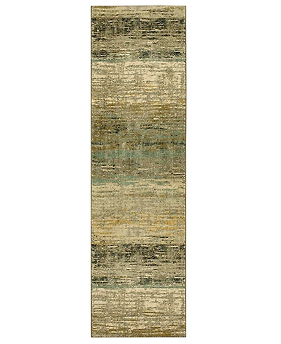 Closeout! Scott Living Artisan Diffuse Bronze 2'4" x 7'10" Runner Rug