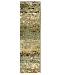 Closeout! Scott Living Artisan Diffuse Bronze 2'4" x 7'10" Runner Rug