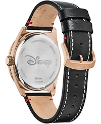 Disney by Citizen Mickey Mouse Classic Leather Strap Watch 43mm
