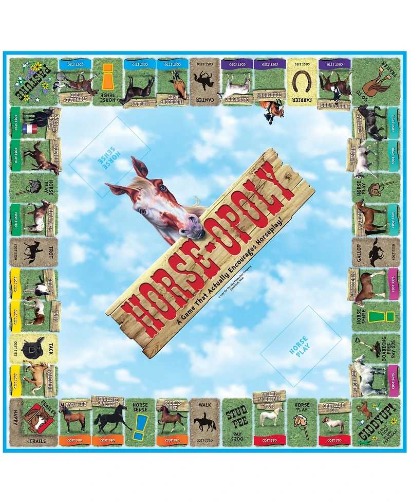 Late for the Sky Horse-Opoly Game
