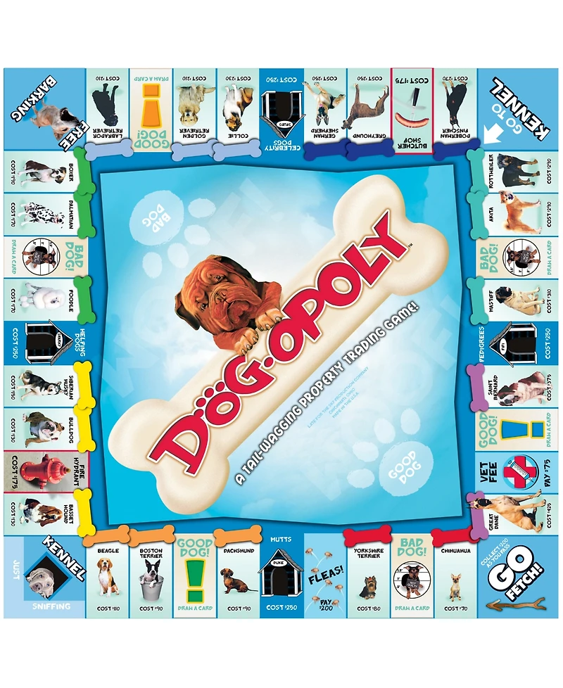 Late for the Sky Dog-Opoly Game