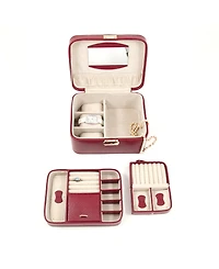 Bey-Berk Lizard Genuine leather Jewelry Box