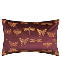 Edie@Home Butterflies Moths Decorative Pillow, 13" x 20"