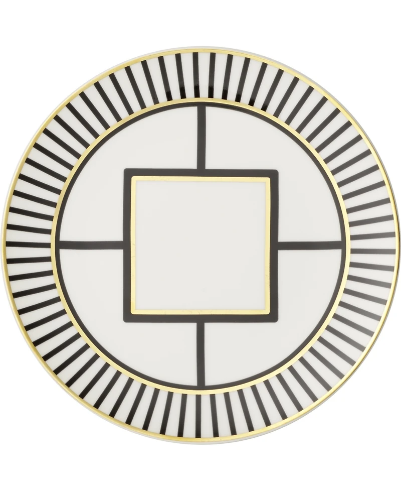 Villeroy & Boch Metro Chic Salad Plate Stripe Rim